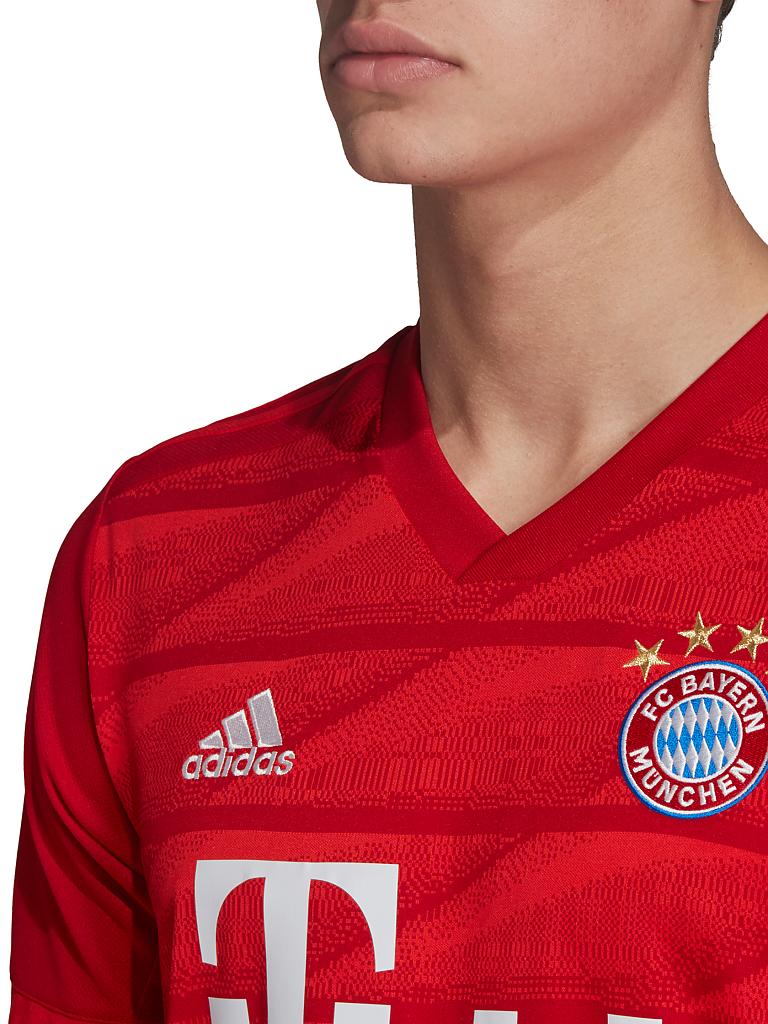 Adidas Herren Heimtrikot Fc Bayern M Nchen Replica Rot